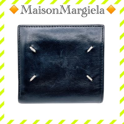 Maison Margiela Folded Leather Wallet "Black"