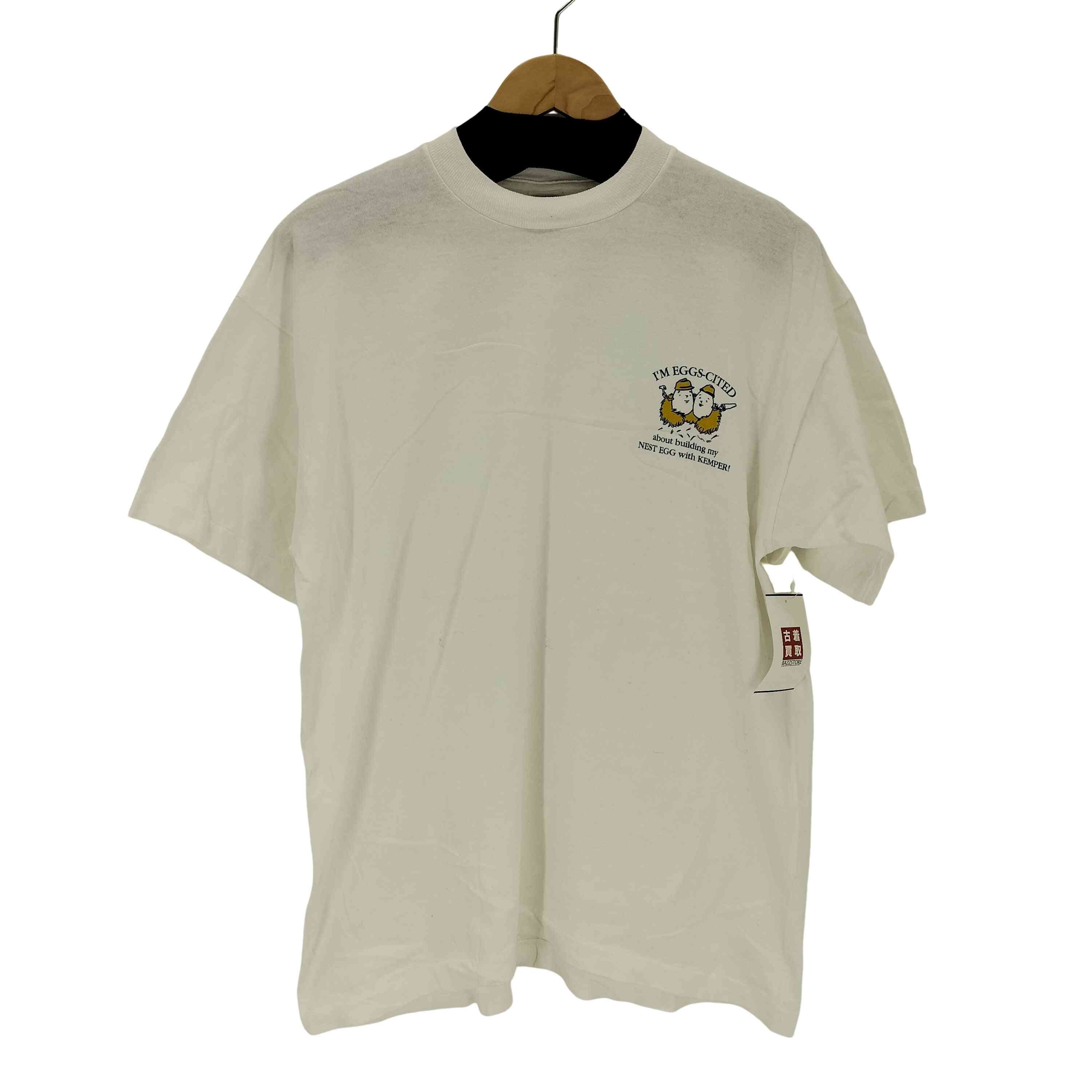 シングルステッチ プリントクルーネックTシャツ【1141969659072】