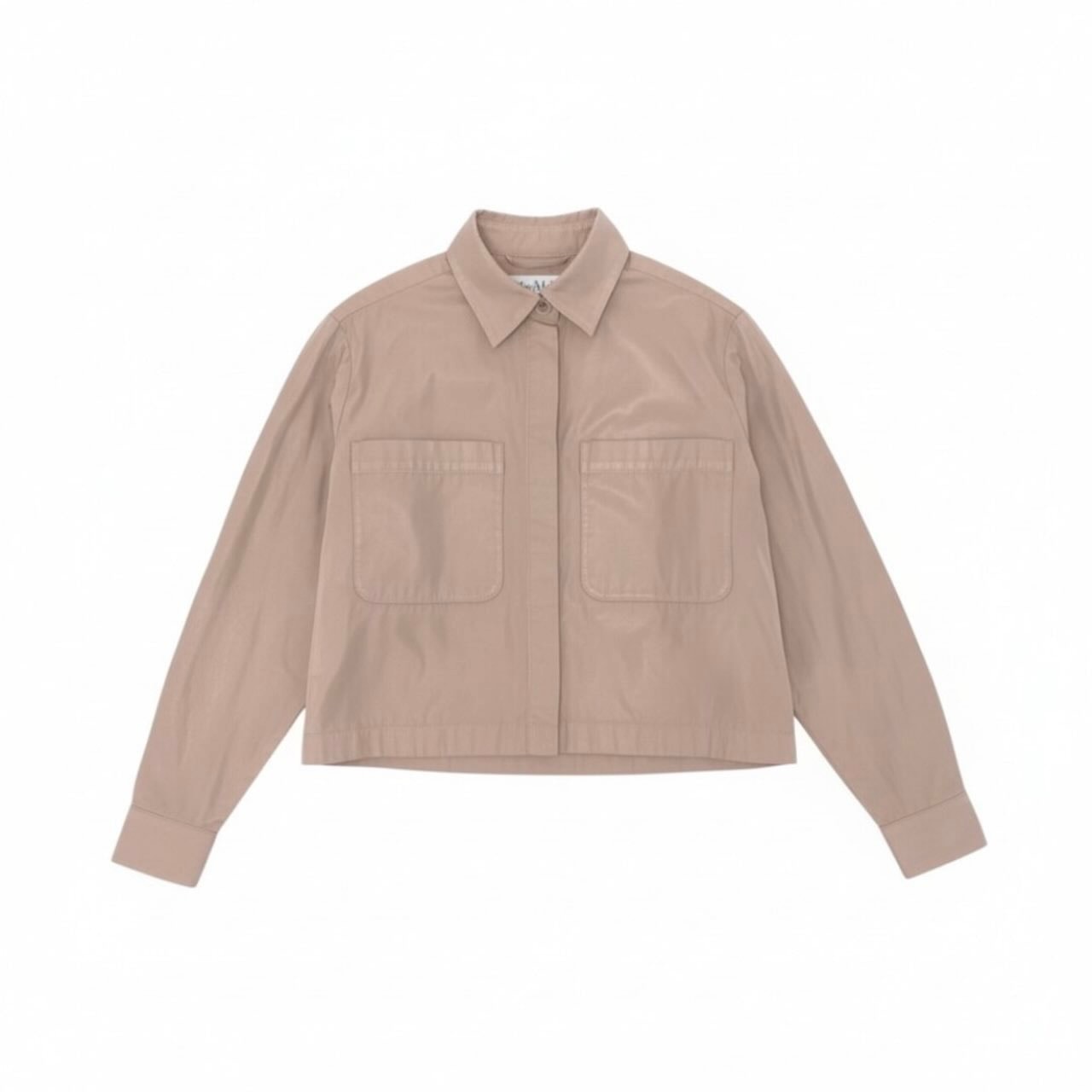 美品 MAX MARA マックスマーラ 2024年 クロップドジャケット 長袖シャツ ピンク ポリエステル その他アウター A3-00046 【中古】