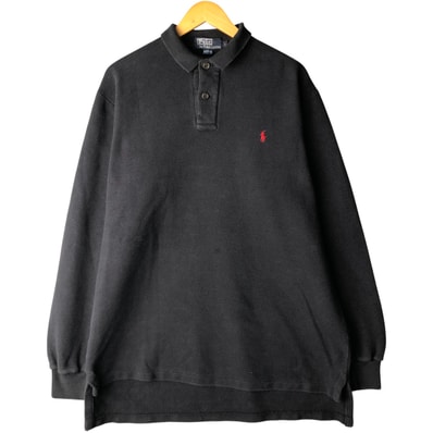 古着 90年代 ラルフローレン Ralph Lauren POLO by Ralph Lauren 長袖 ポロシャツ USA製 メンズL相当 ヴィンテージ/eaa601079
