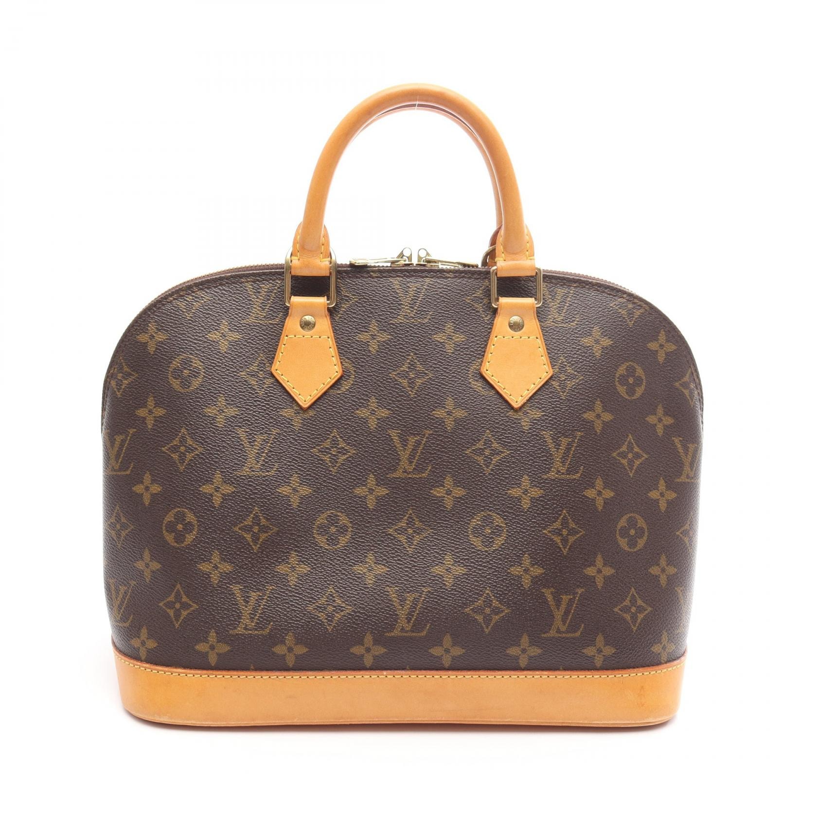 ルイ・ヴィトン LOUIS VUITTON アルマPM ハンドバッグ バッグ PVCコーティングキャンバス レザー モノグラム レディース ブラウン系 M51130 【中古】