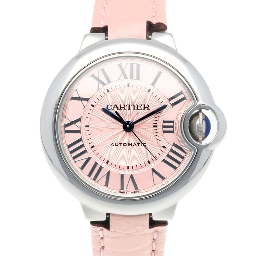 カルティエ バロンブルー 腕時計 時計 ステンレススチール 3489 自動巻き オーバーホール済 レディース 1年保証 CARTIER  中古