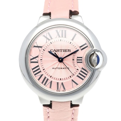 カルティエ バロンブルー 腕時計 時計 ステンレススチール 3489 自動巻き オーバーホール済 レディース 1年保証 CARTIER 中古