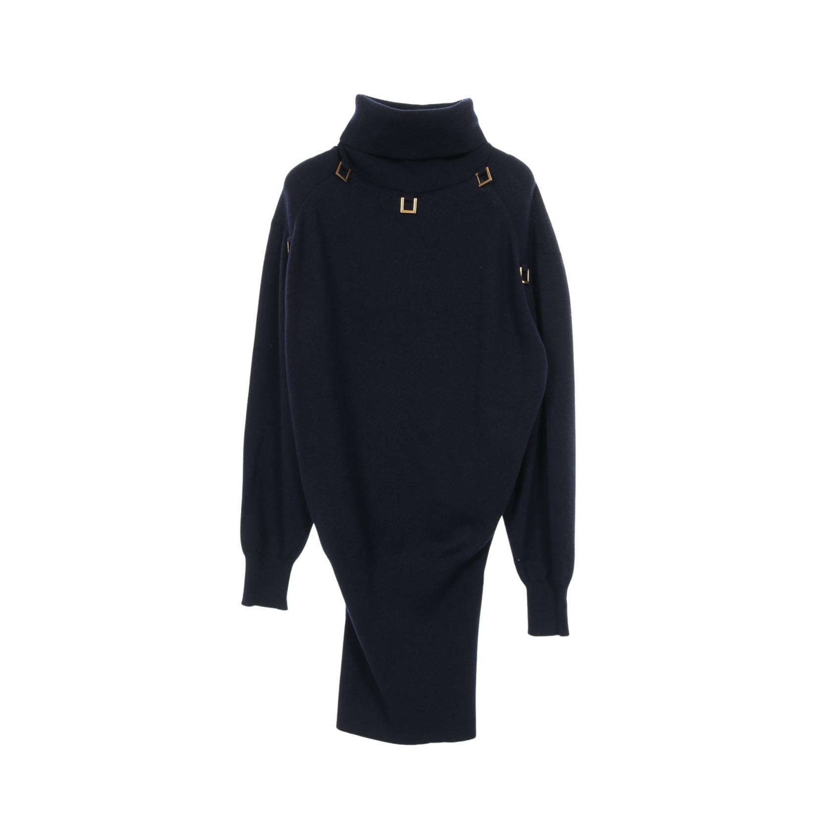 ルイ・ヴィトン LOUIS VUITTON ワンピース 衣料品 トップス ナイロン カシミヤ レディース ネイビー系 【中古】