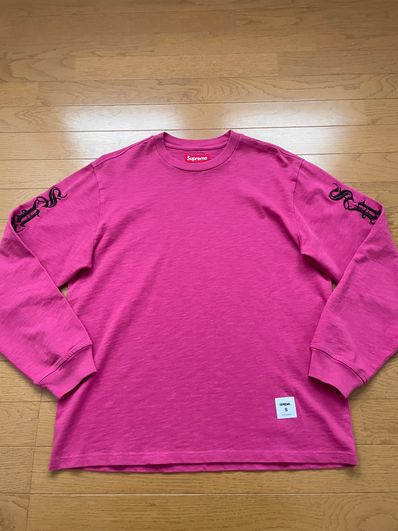 Supreme Old English L/S Top "Pink"