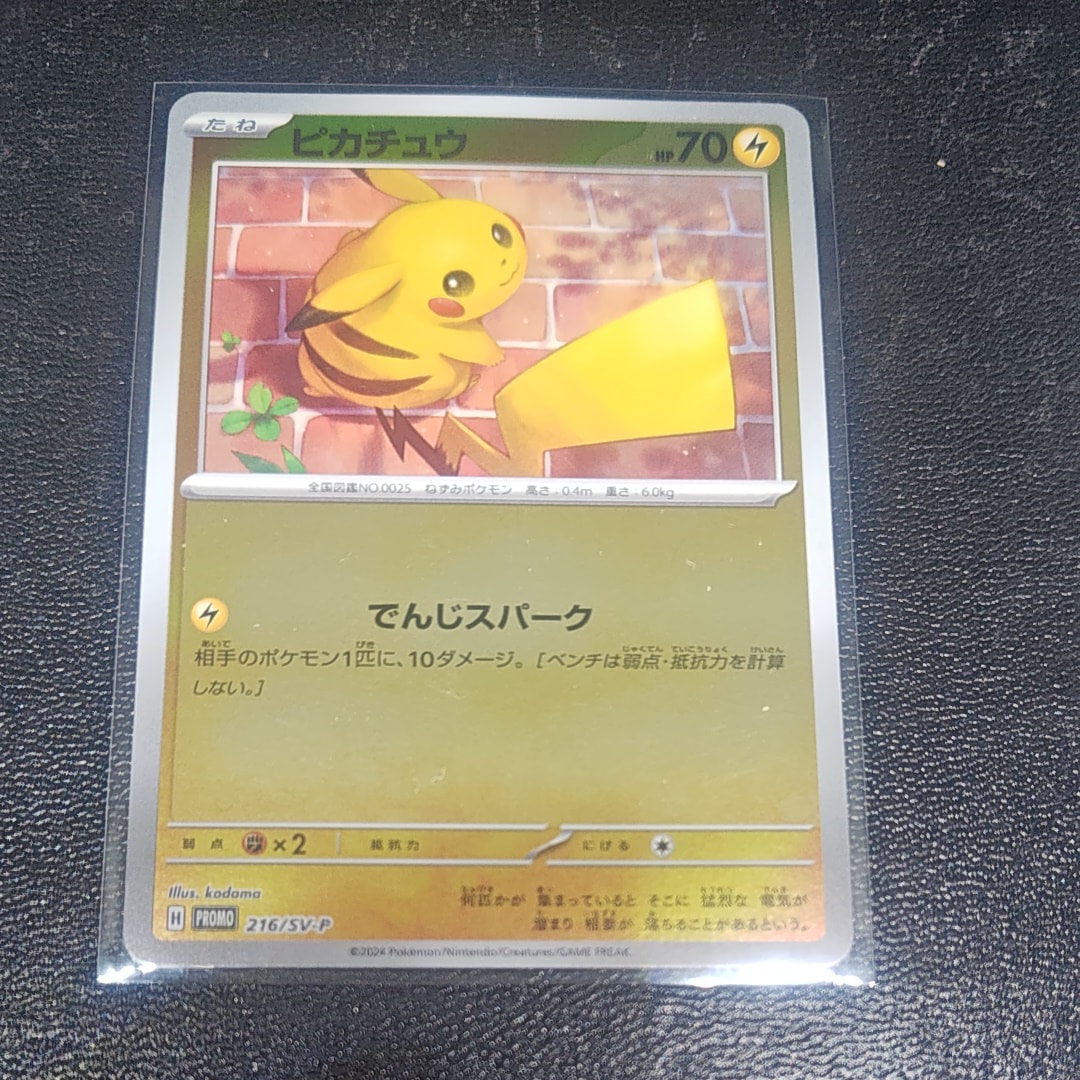 ピカチュウ P [SV-P 216](プロモカードパック「ポケカの夏がキタ!プロモカードGetキャンペーン!」)