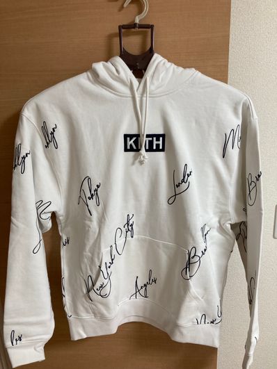 Kith City Script Hoodie "White"