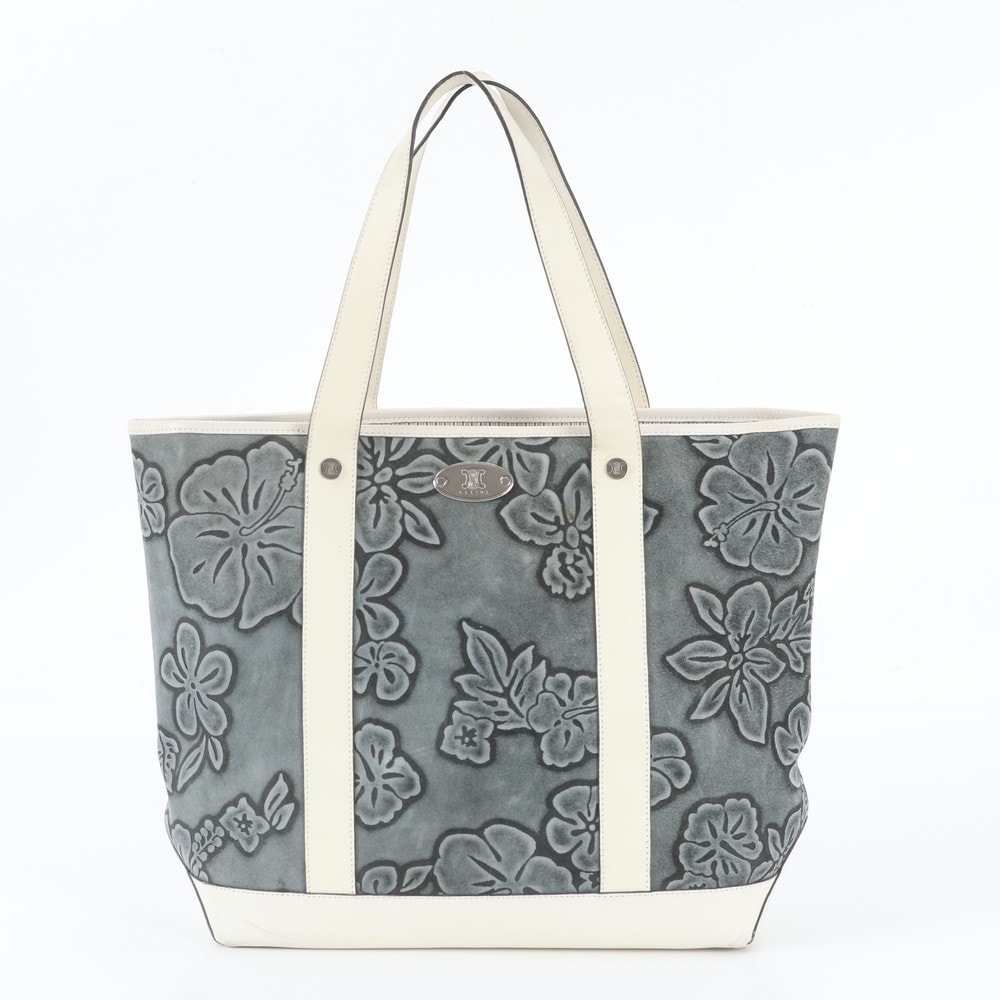 ■美品 セリーヌ ハイビスカストート バッグ レザー