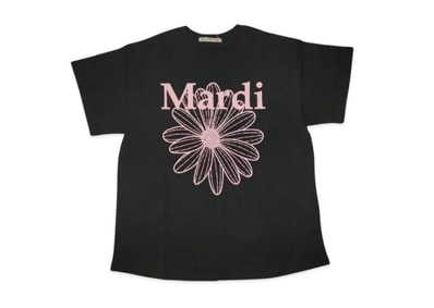 Mardi Mercredi T-Shirt Flowermardi "Black Pink"