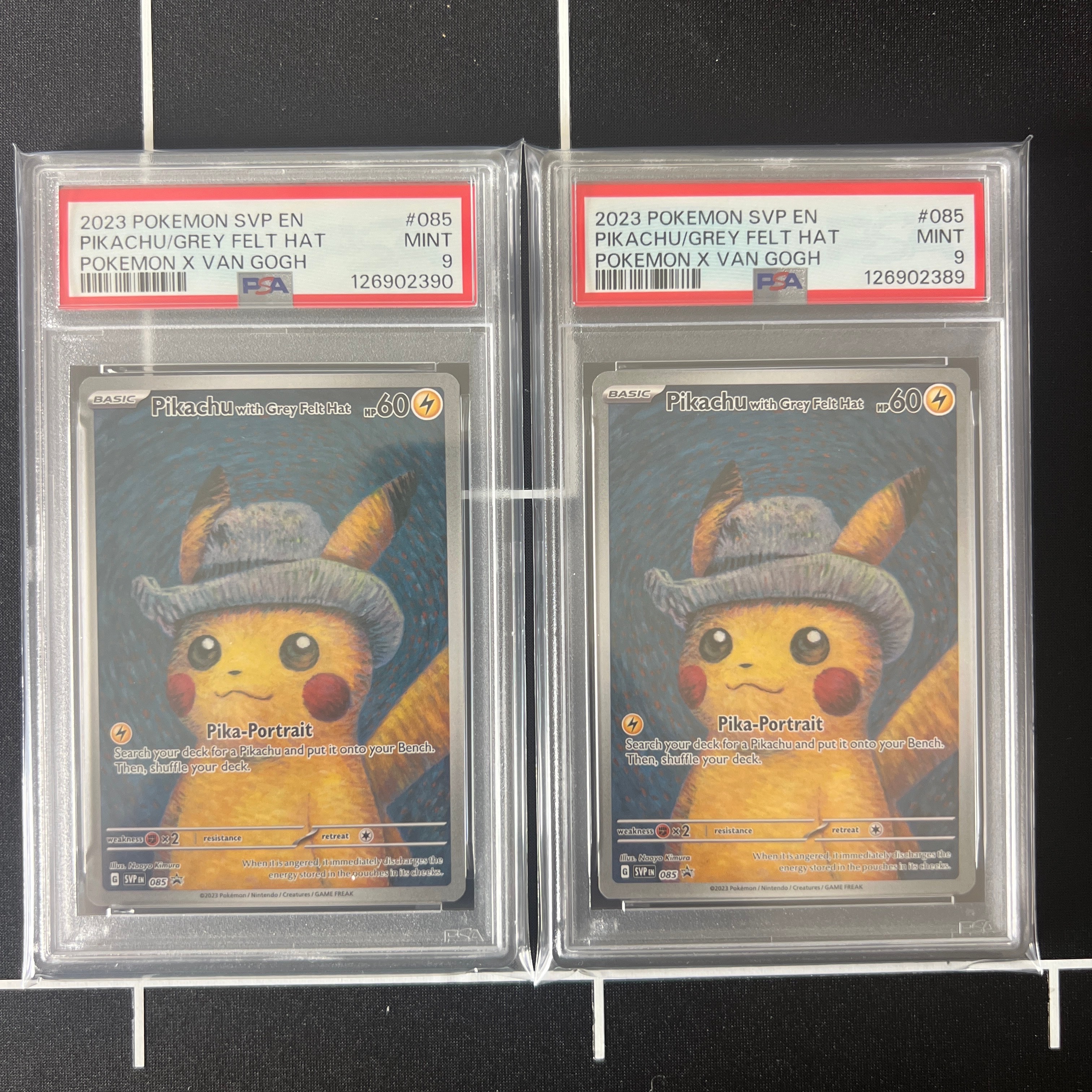 PSA9】ピカチュウ : プロモ [SVP EN 085](「ゴッホ展」 プロモーション