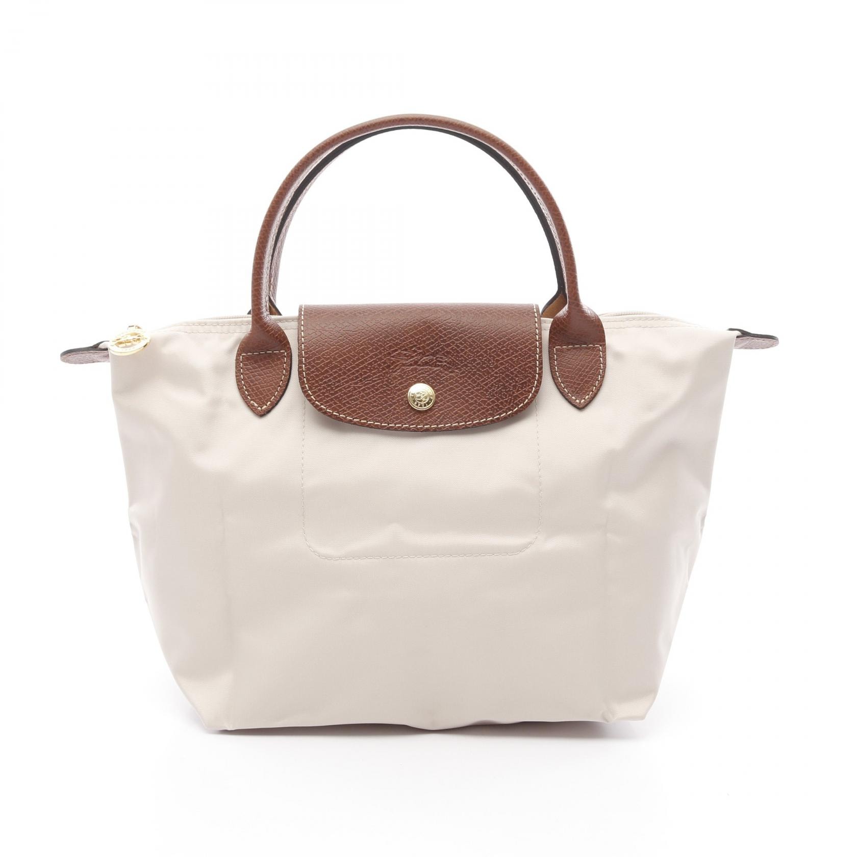 ロンシャン Longchamp ル プリアージュ S トートバッグ バッグ キャンバス レザー レディース ベージュ系 / ブラウン系 L1621089P71 【新品】
