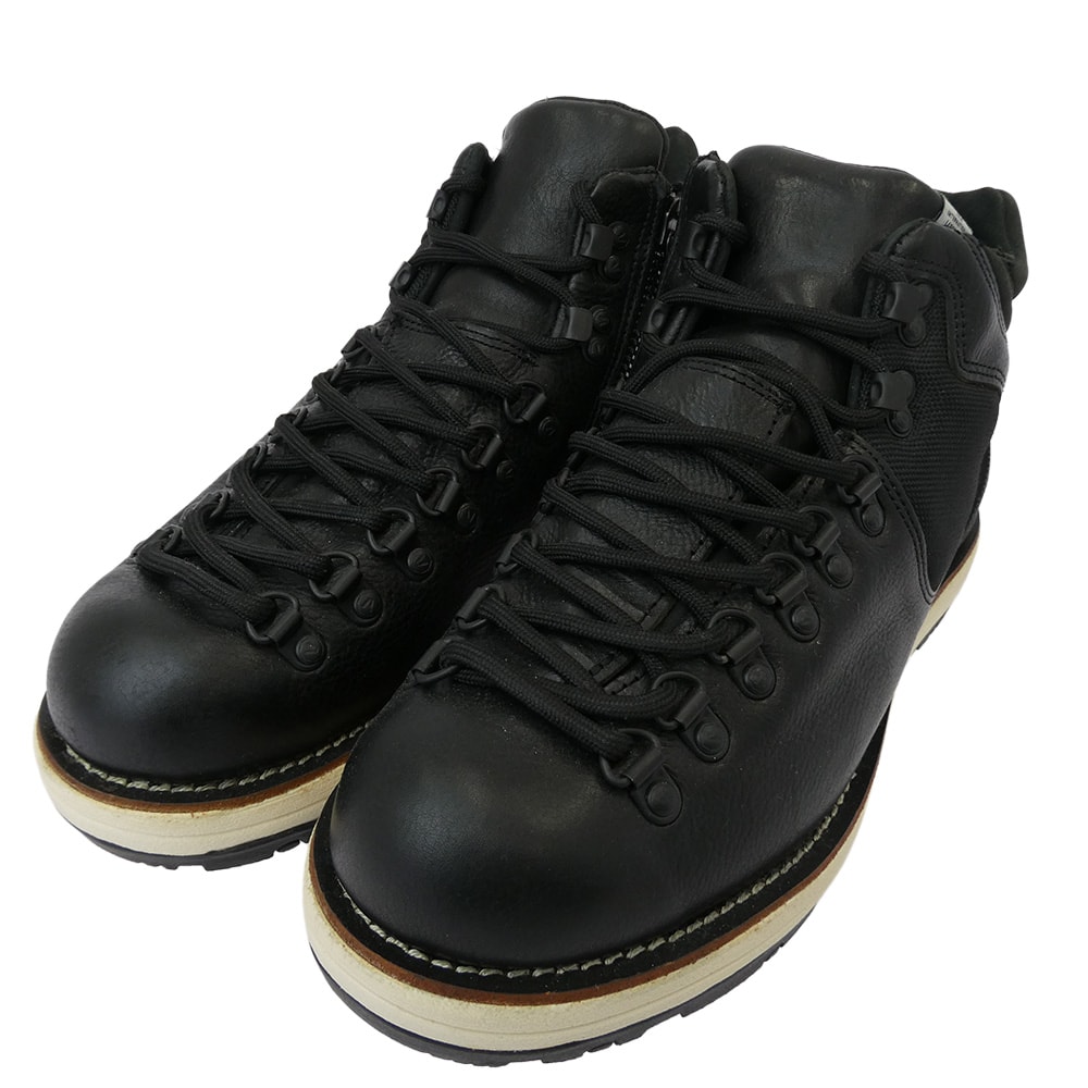 VISVIM ビズビム ブーツ SERRA セラ サイドジップ レザー トレッキングシューズ マウンテンブーツ ブラック系 8【極上美品】【中古】