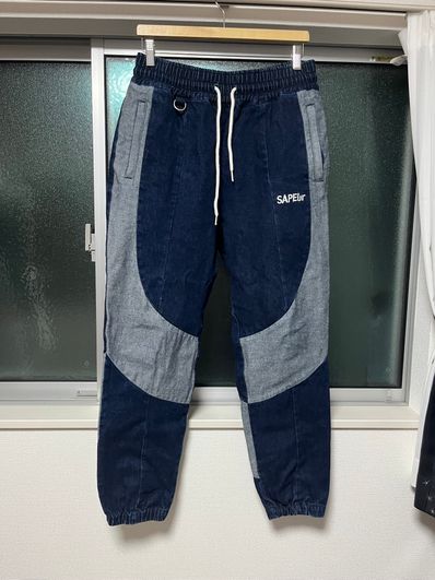 SAPEur DENIM TRACK PANTS "Indigo"