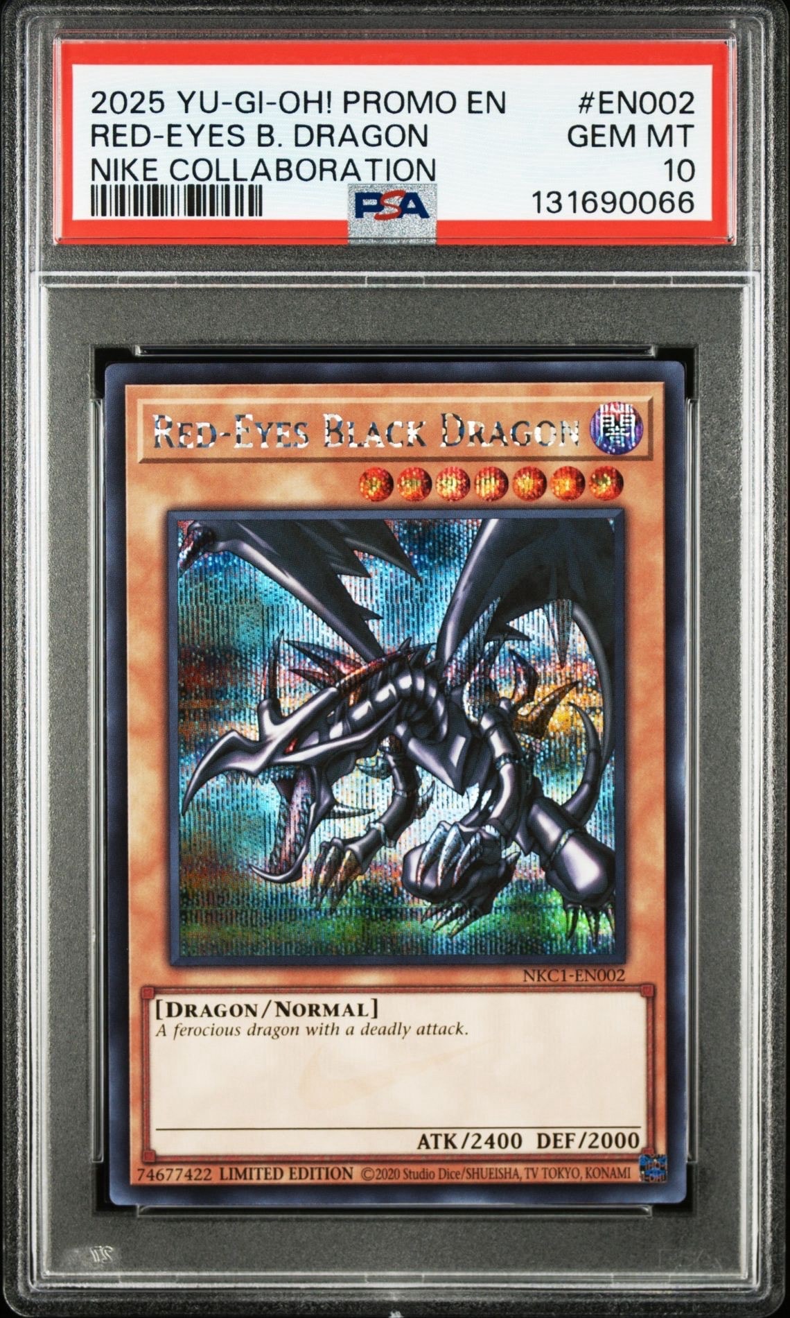 真紅眼の黒竜 SE [NKC1-EN002](遊戯王 x ナイキ エアーマックス 95 QS エアーマッスル House of Duel - 童実野町決闘遊戯館 限定プロモ) 