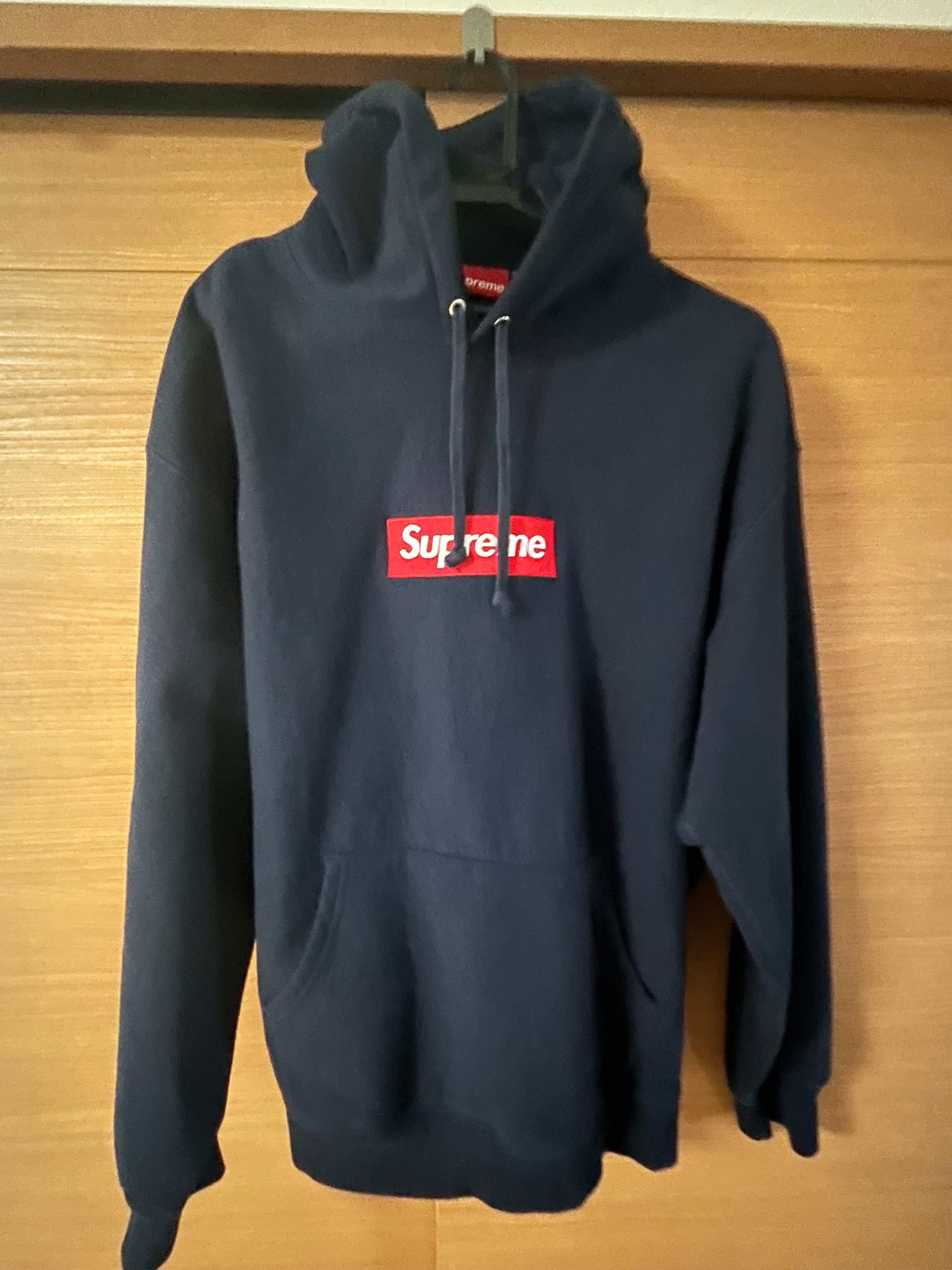 Supreme Box Logo Hooded Sweatshirt "Navy" (24FW)