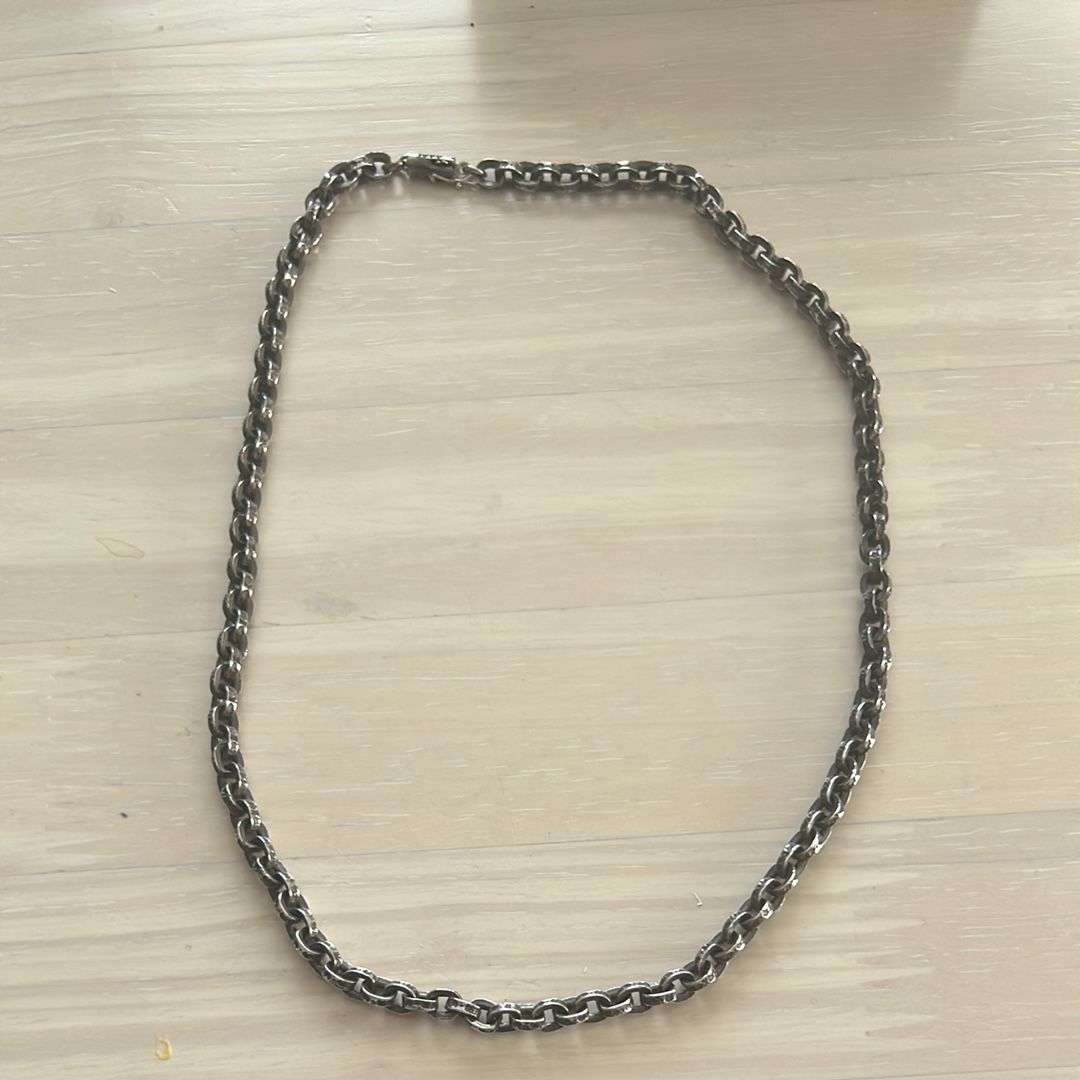 Chrome Hearts Paper Chain Necklace "Silver"