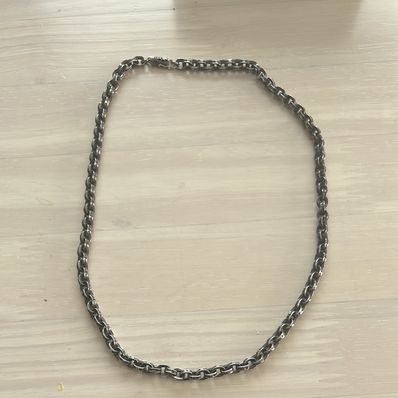 Chrome Hearts Paper Chain Necklace "Silver"
