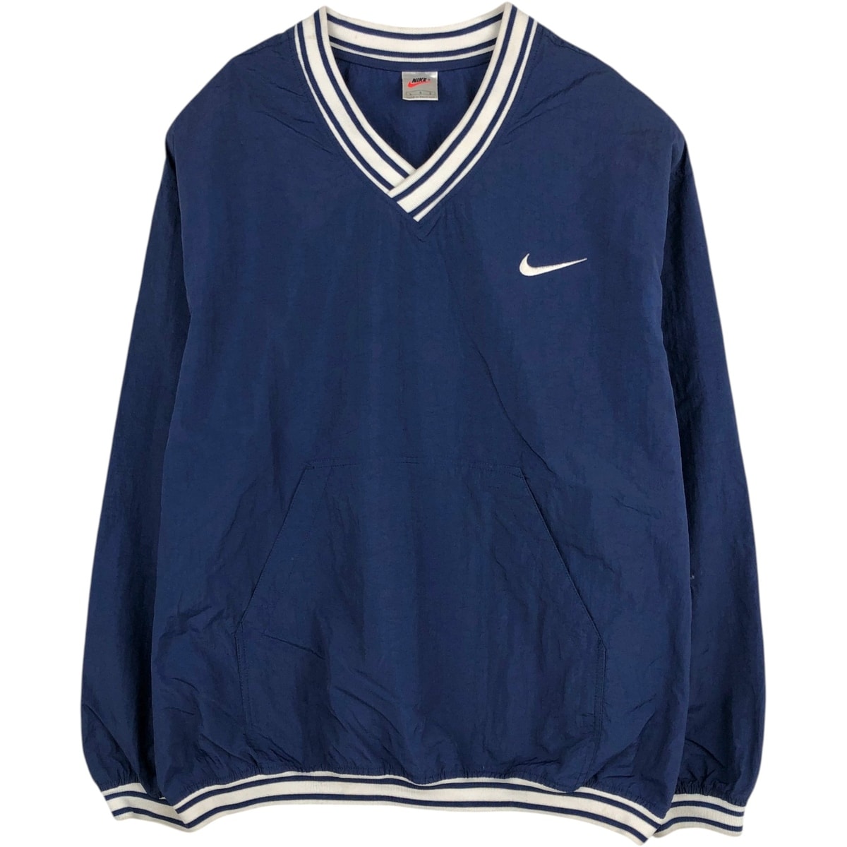 古着 90年代 ナイキ NIKE Vネック ナイロンプルオーバー メンズL相当/eaa630938