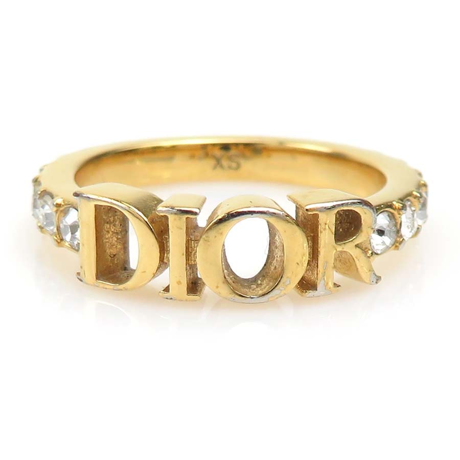 クリスチャンディオール Christian Dior リング・指輪 メタル ゴールド レディース 8号【中古】 h31646g