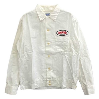 TENDERLOIN テンダーロイン 長袖シャツ T-BOWL SHT 1 LONG バックプリント ボーリング 長袖 シャツ ホワイト系 XS【中古】