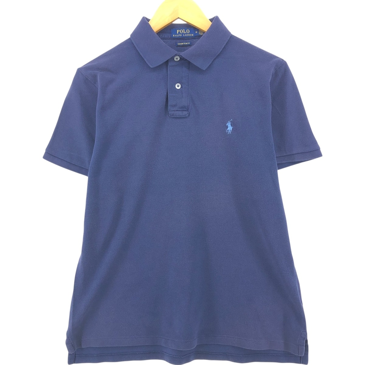 古着 ラルフローレン Ralph Lauren POLO RALPH LAUREN CUSTOM SLIM FIT 半袖 ポロシャツ メンズM相当/eaa551375