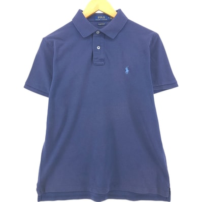 古着 ラルフローレン Ralph Lauren POLO RALPH LAUREN CUSTOM SLIM FIT 半袖 ポロシャツ メンズM相当/eaa551375