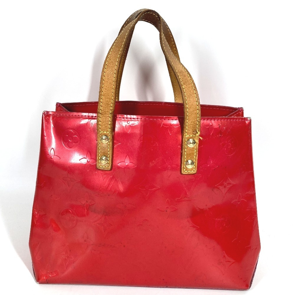ルイヴィトン LOUIS VUITTON リードPM リード PM M91221 モノグラムヴェルニ カバン トートバッグ ハンドバッグ モノグラムヴェルニキャンバス フューシャ ピンク