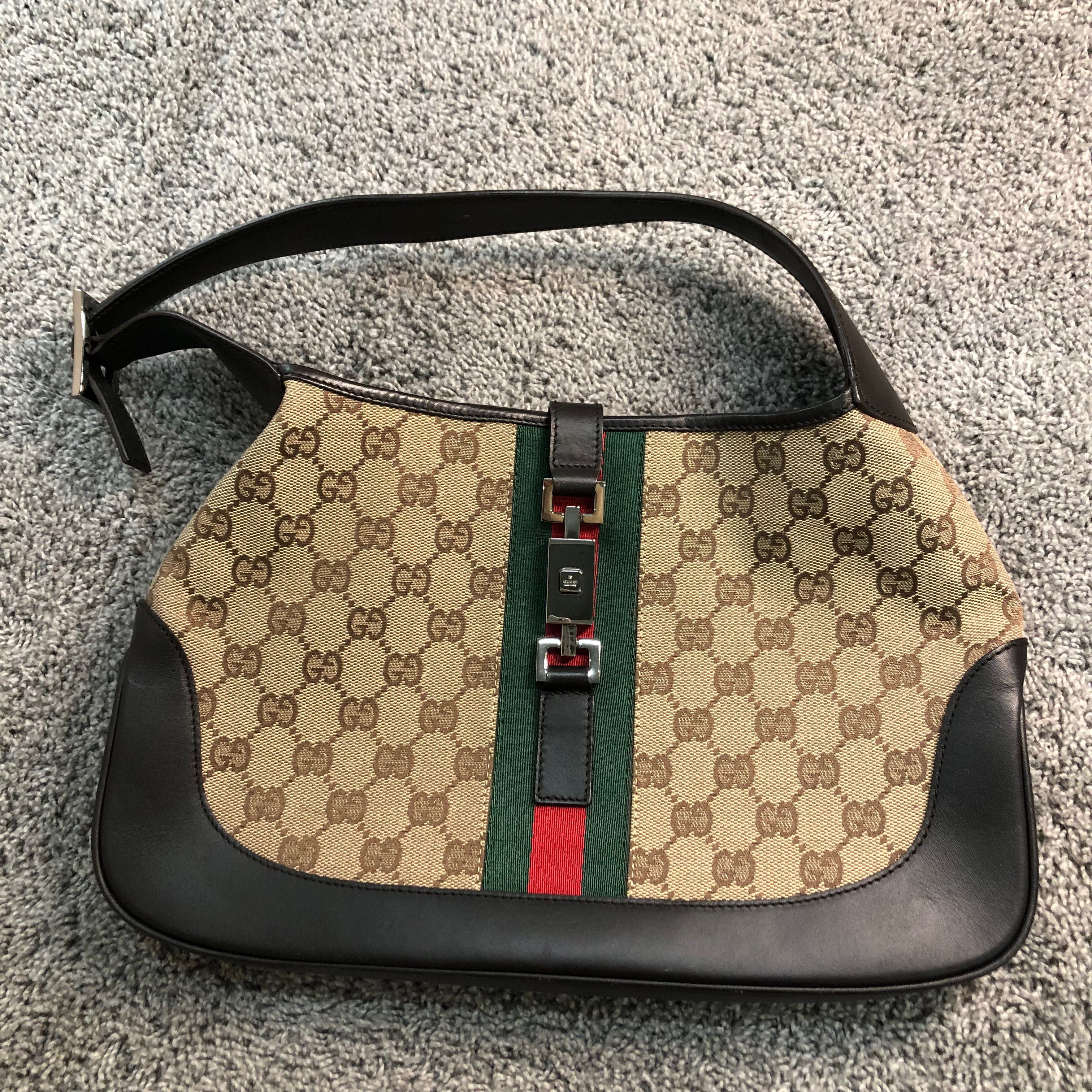 GUCCI Jackie Hand Bag "Beige"
