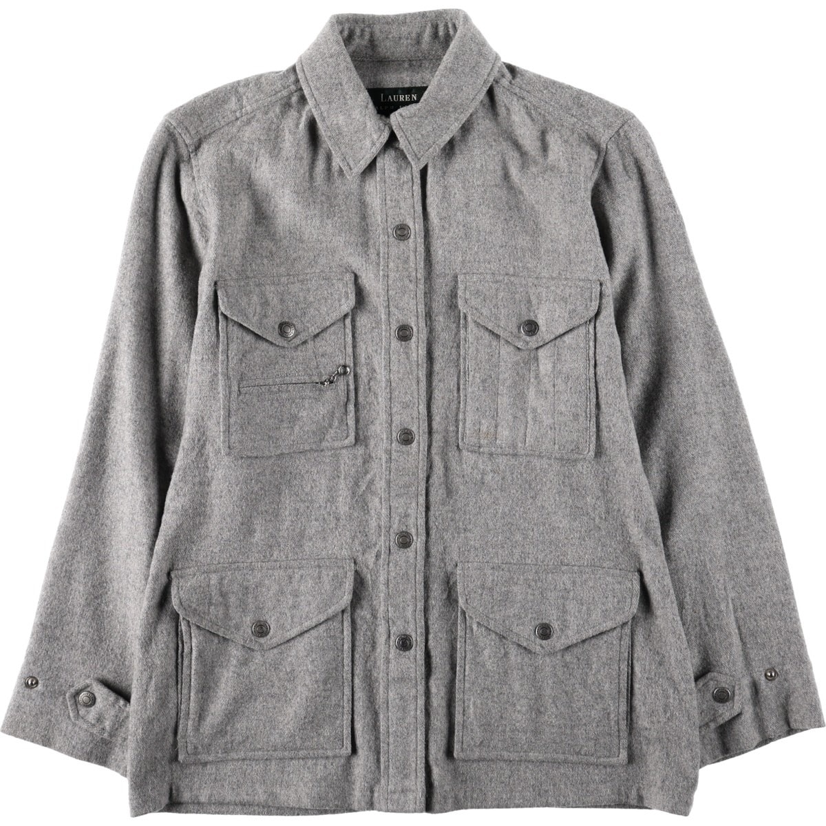 古着 ラルフローレン Ralph Lauren LAUREN PETITE 長袖 シャツジャケット レディースS相当/eaa681273
