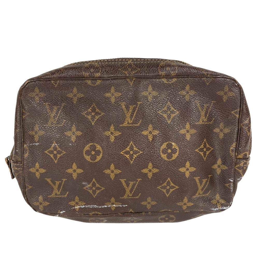 ルイヴィトン LOUIS VUITTON トゥルーストワレット23 トゥルーストワレット 23 M47524 モノグラム メイクポーチ 化粧ポーチ クラッチバッグ セカンドバッグ 化粧ポーチ モノグラムキャンバス ブラウン
