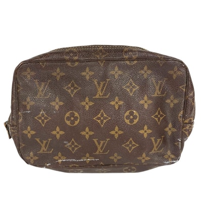 ルイヴィトン LOUIS VUITTON トゥルーストワレット23 トゥルーストワレット 23 M47524 モノグラム メイクポーチ 化粧ポーチ クラッチバッグ セカンドバッグ 化粧ポーチ モノグラムキャンバス ブラウン