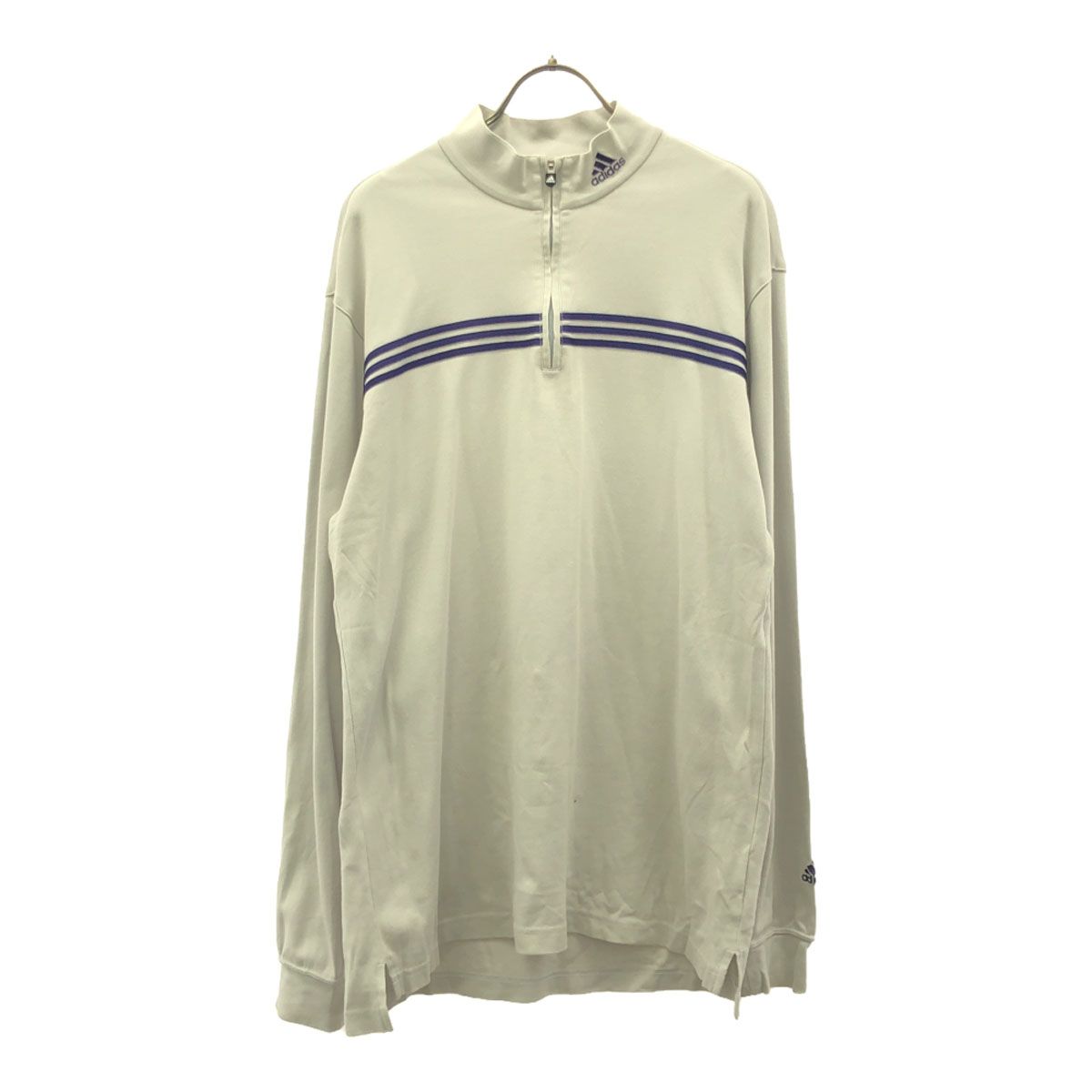 adidas ゴルフ 長袖 ハーフジップ カットソー