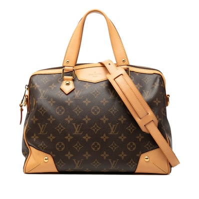 ルイ ヴィトン モノグラム レティーロPM ハンドバック ショルダバッグ 2WAY M40325 ブラウン PVC レザー レディース LOUIS VUITTON 【中古】