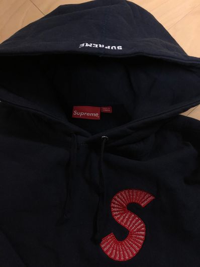 Supreme S Logo Hooded Sweatshirt "Navy" (20FW)