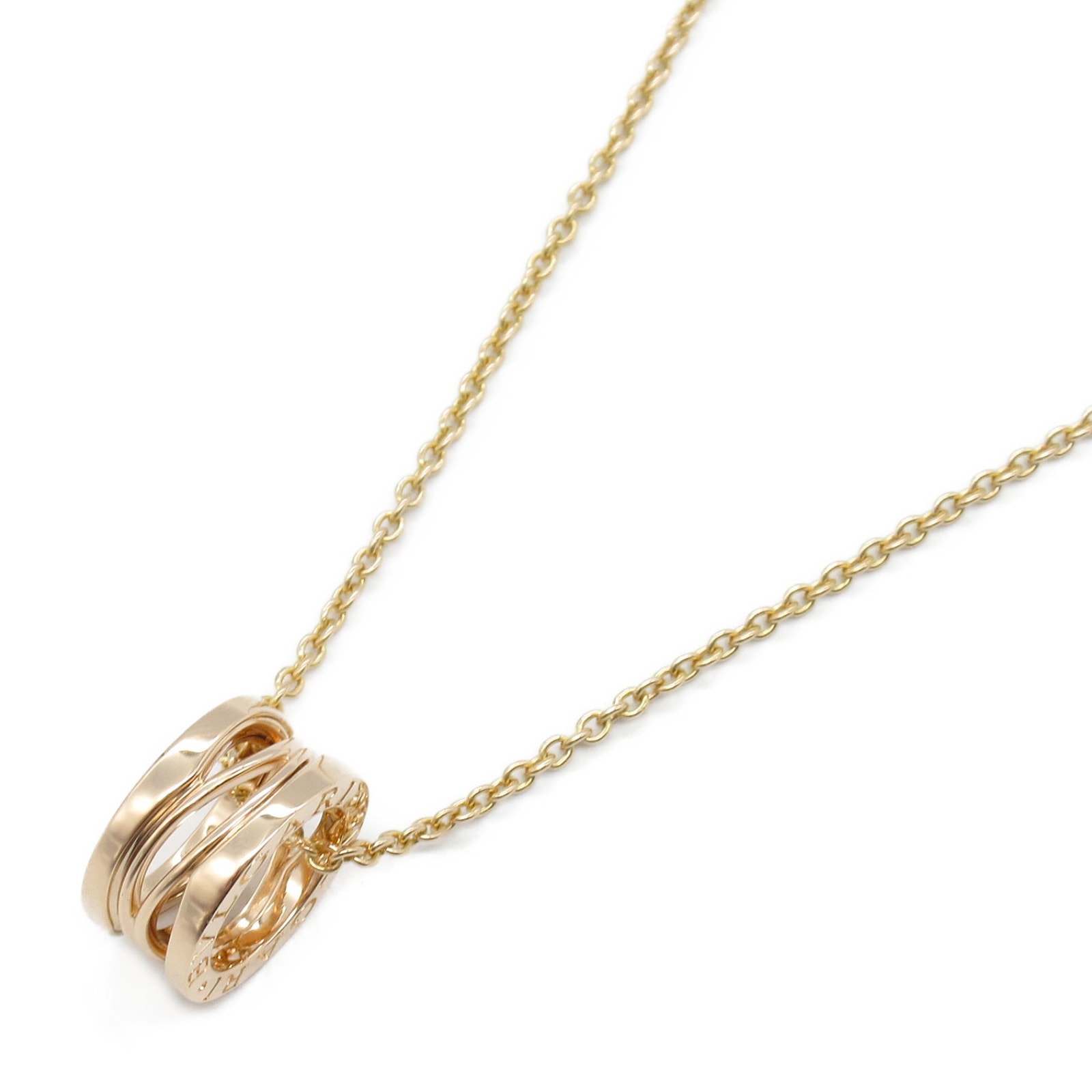 ブルガリ BVLGARI B-zero1 ビーゼロワン レジェンド ネックレス ネックレス ジュエリー K18PG(ピンクゴールド) メンズ レディース ゴールド系 【中古】