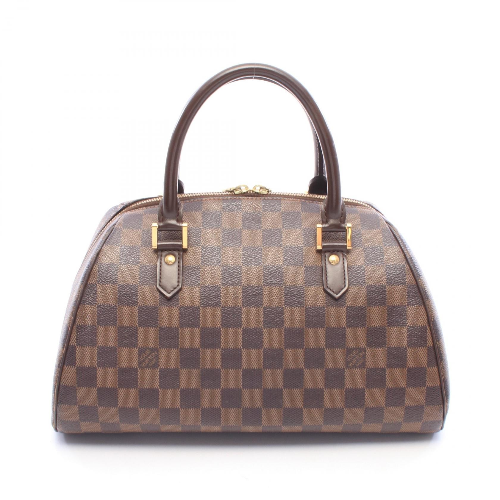 ルイ・ヴィトン LOUIS VUITTON リベラMM ダミエエベヌ ハンドバッグ バッグ PVCコーティングキャンバス レザー レディース ブラウン系 N41434 【中古】