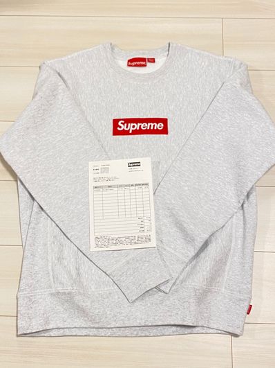 Supreme Box Logo Crewneck Sweatshirt "Ash Grey" (18FW)