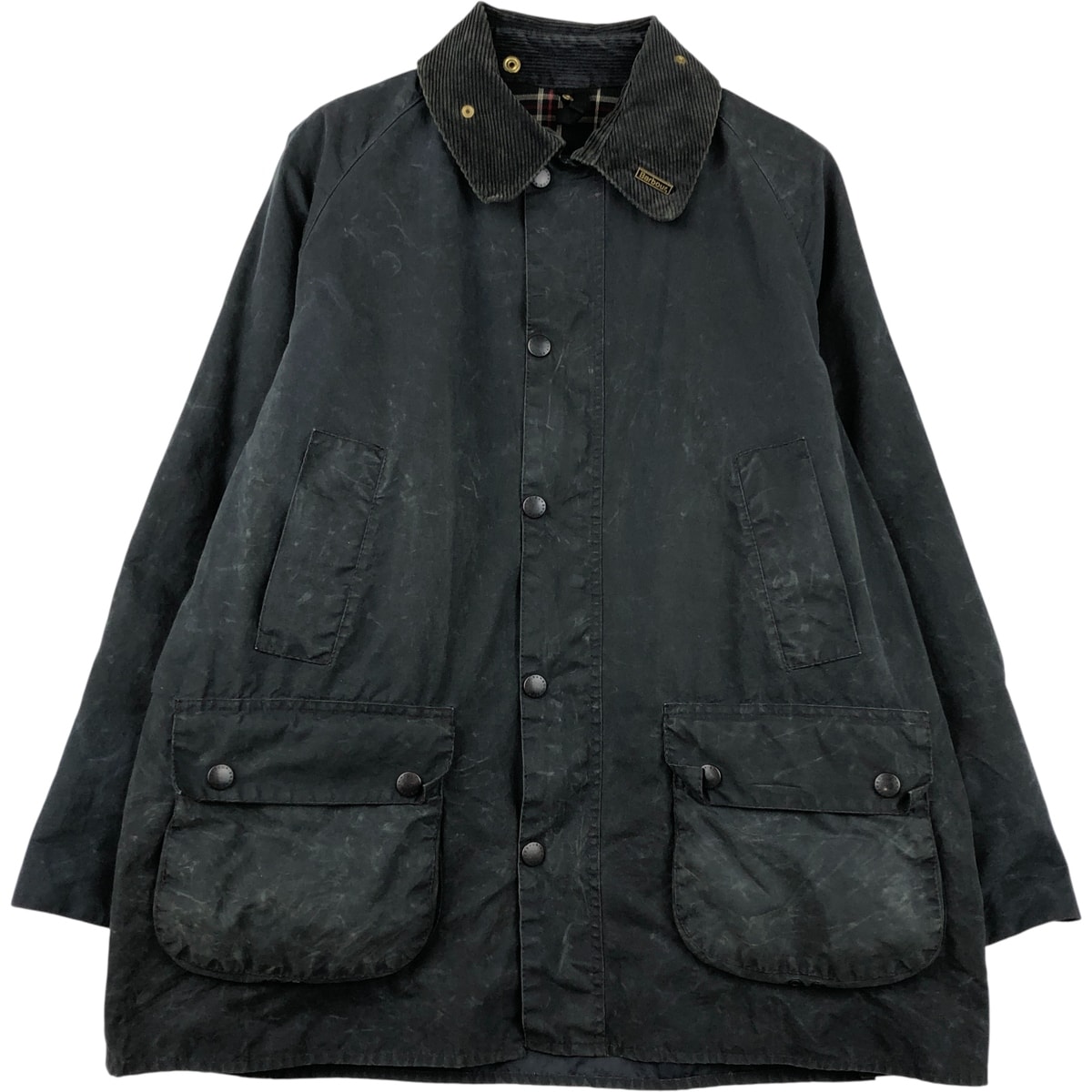 古着 90年代 バブアー Barbour BEDALE ビデイル 旧3ワラント バッジ付き ワックスコットン オイルドジャケット 英国製 C42 メンズL相当 ヴィンテージ/eaa615034
