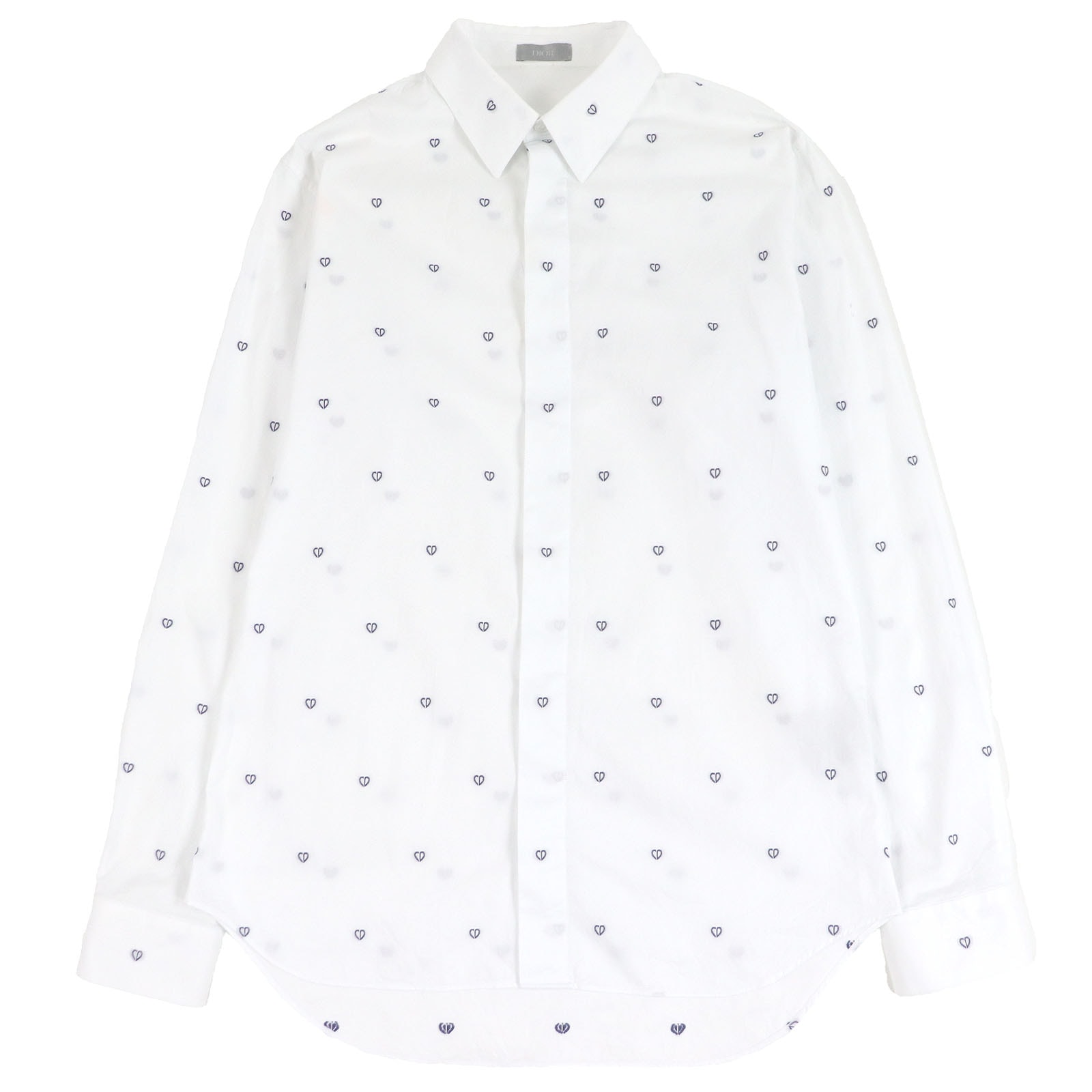 良品 ディオール オム
 長袖シャツ ホワイト メンズ 40 013C502A5451