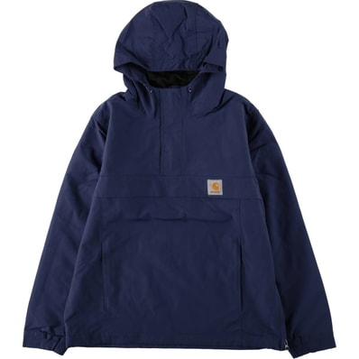 古着 カーハート Carhartt WORK IN PROGRESS ニンバスプルオーバー ハーフジップ アノラックパーカー メンズM相当/eaa634374