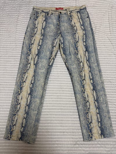 Supreme Regular Jean "Snake" (24FW)