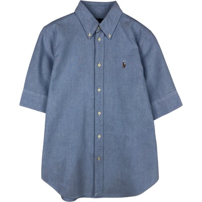 古着 ラルフローレン Ralph Lauren 半袖 ボタンダウンシャツ メンズM相当/eaa633121
