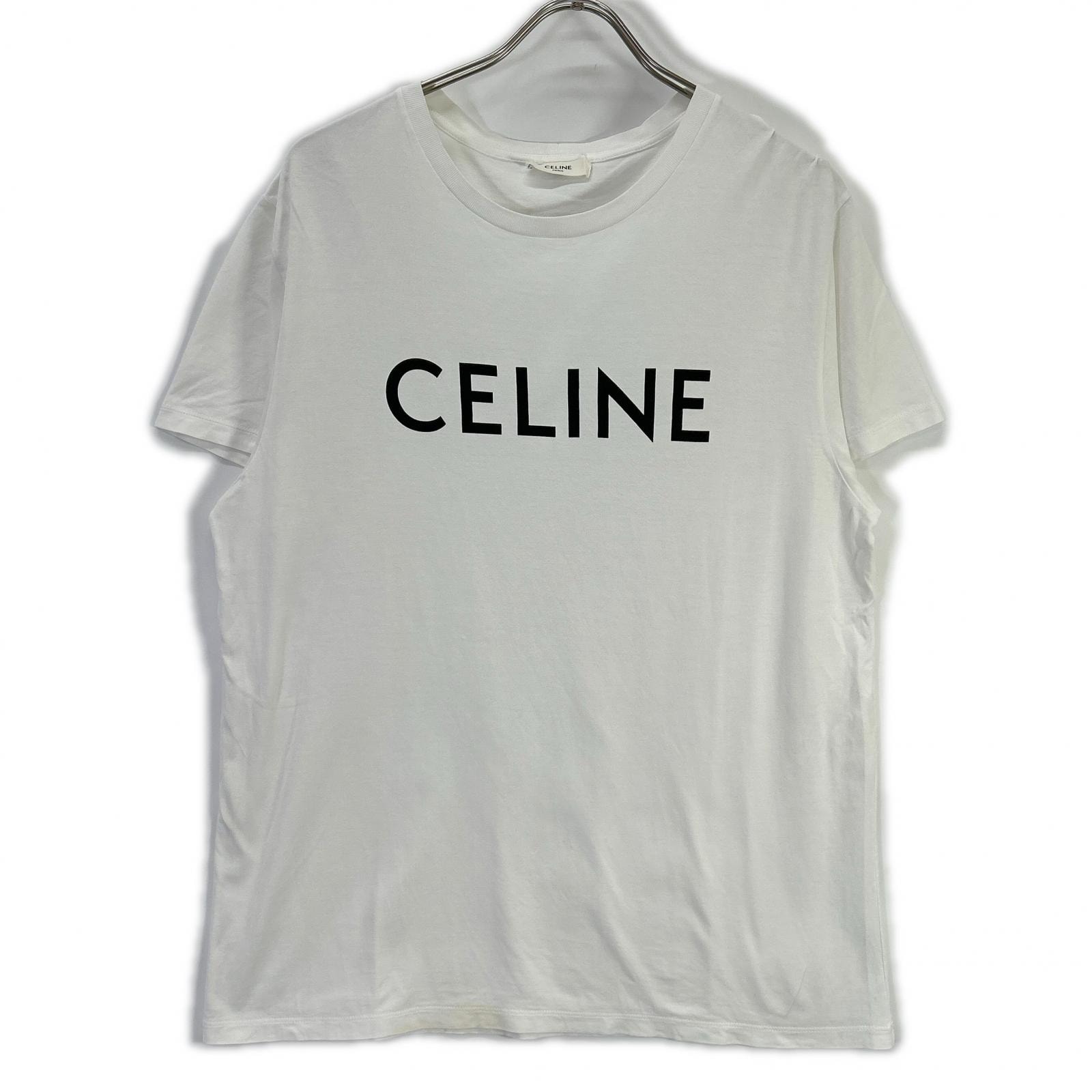 セリーヌ 2X308916G クラシックロゴ ルーズ Tシャツ L