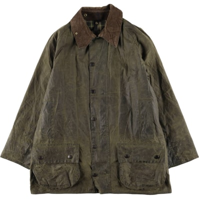 古着 90年代 バブアー Barbour BEAUFORT ビューフォート 旧3ワラント オイルド ハンティングジャケット 英国製 C42 メンズL相当 ヴィンテージ/eaa615077