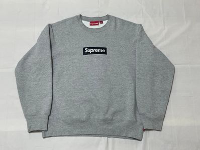 Supreme Box Logo Crewneck "Heather Grey" (22FW)