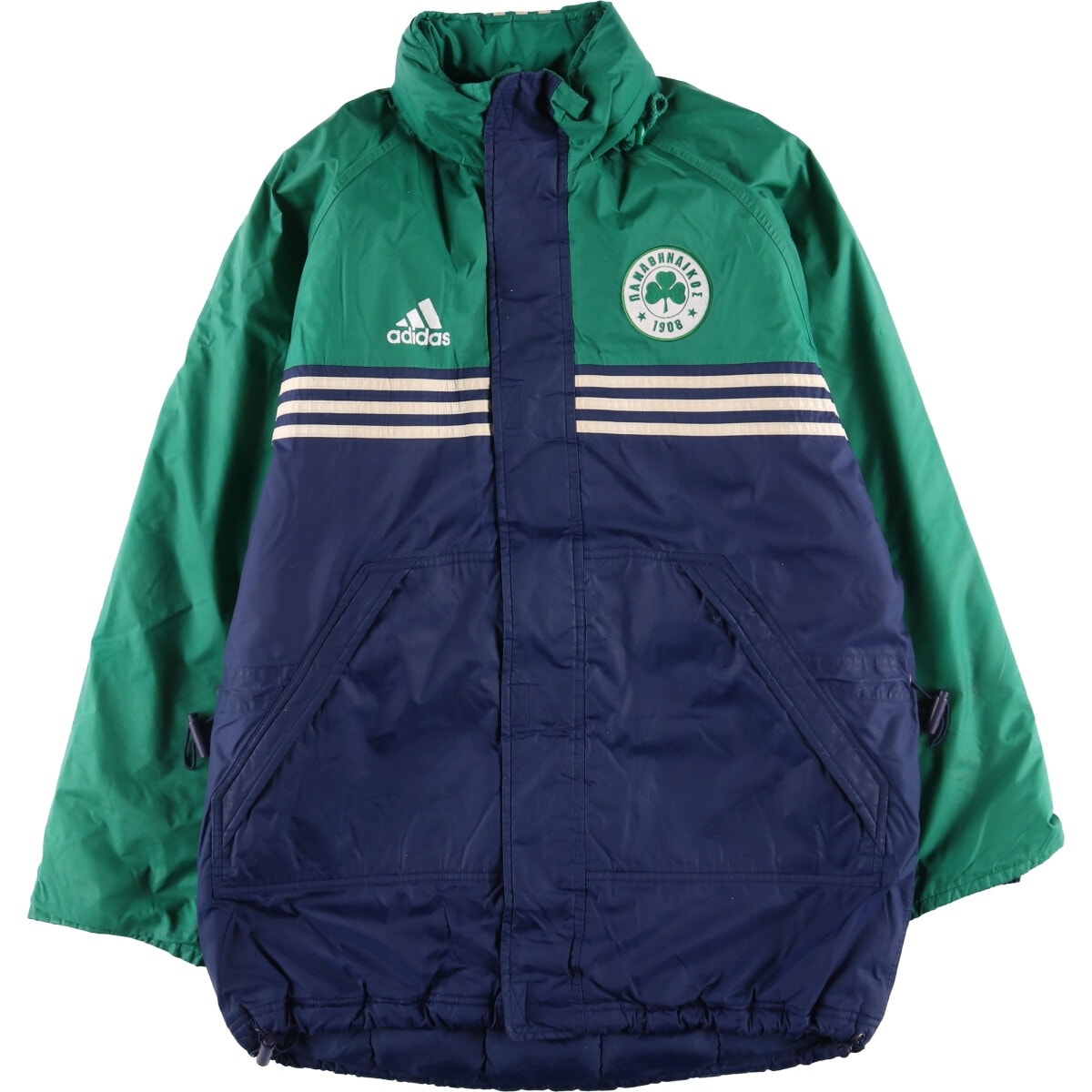 古着 90年代 アディダス adidas バックロゴ 中綿ジャケット パファージャケット メンズM相当 ヴィンテージ/eaa549870