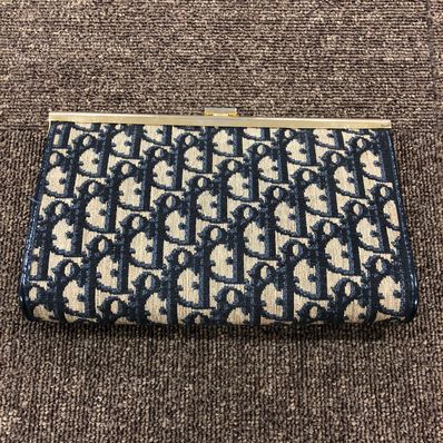 Dior Trotter Clutch Bag "Navy"