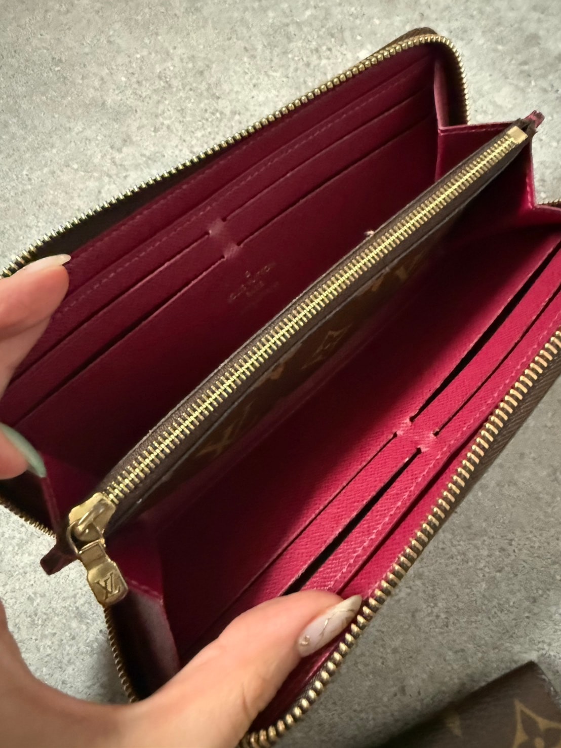 Louis Vuitton Clemence Wallet Monogram "Hot Pink"