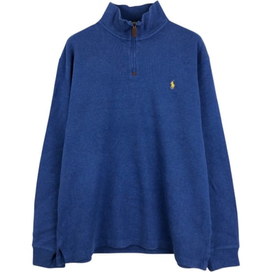 古着 ラルフローレン Ralph Lauren POLO RALPH LAUREN ハーフジップスウェットシャツ トレーナー メンズXL相当/eaa676266