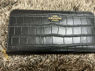 りゅーじさま専用【新品】コーチ ブラック ワニの型押し